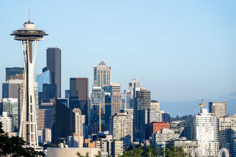 A view of the Seattle sklyline. 