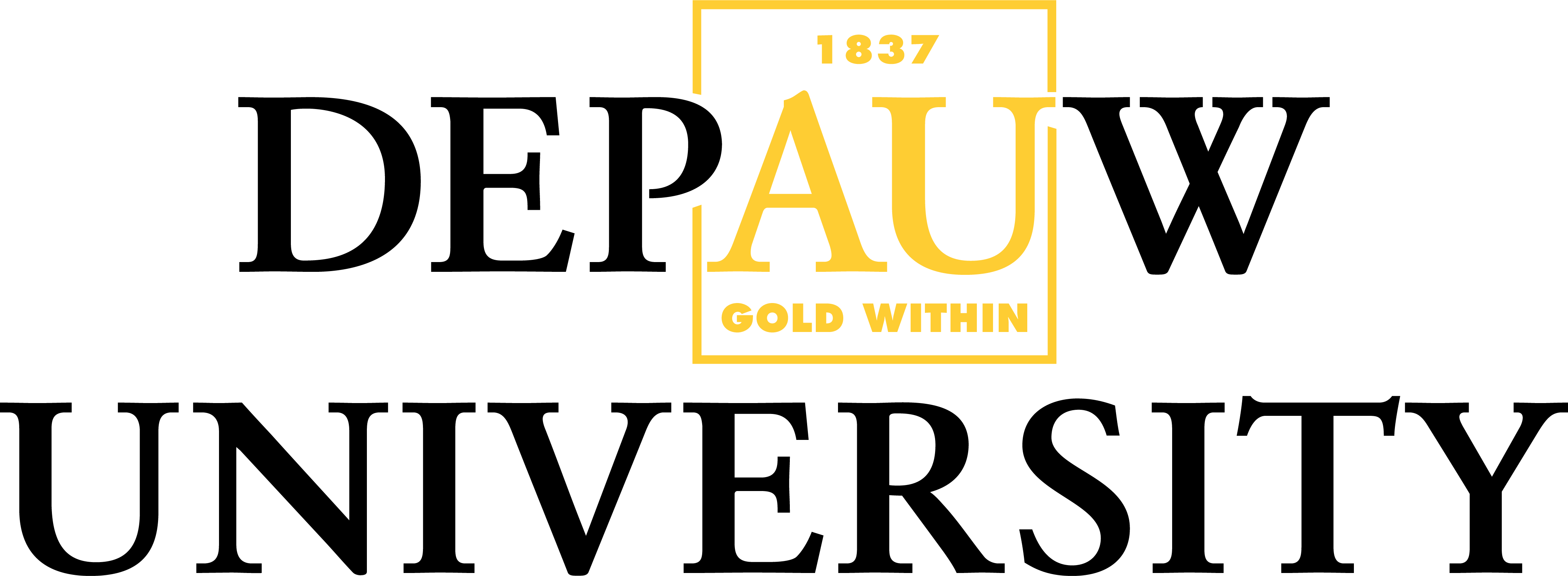 DePauw University seal.