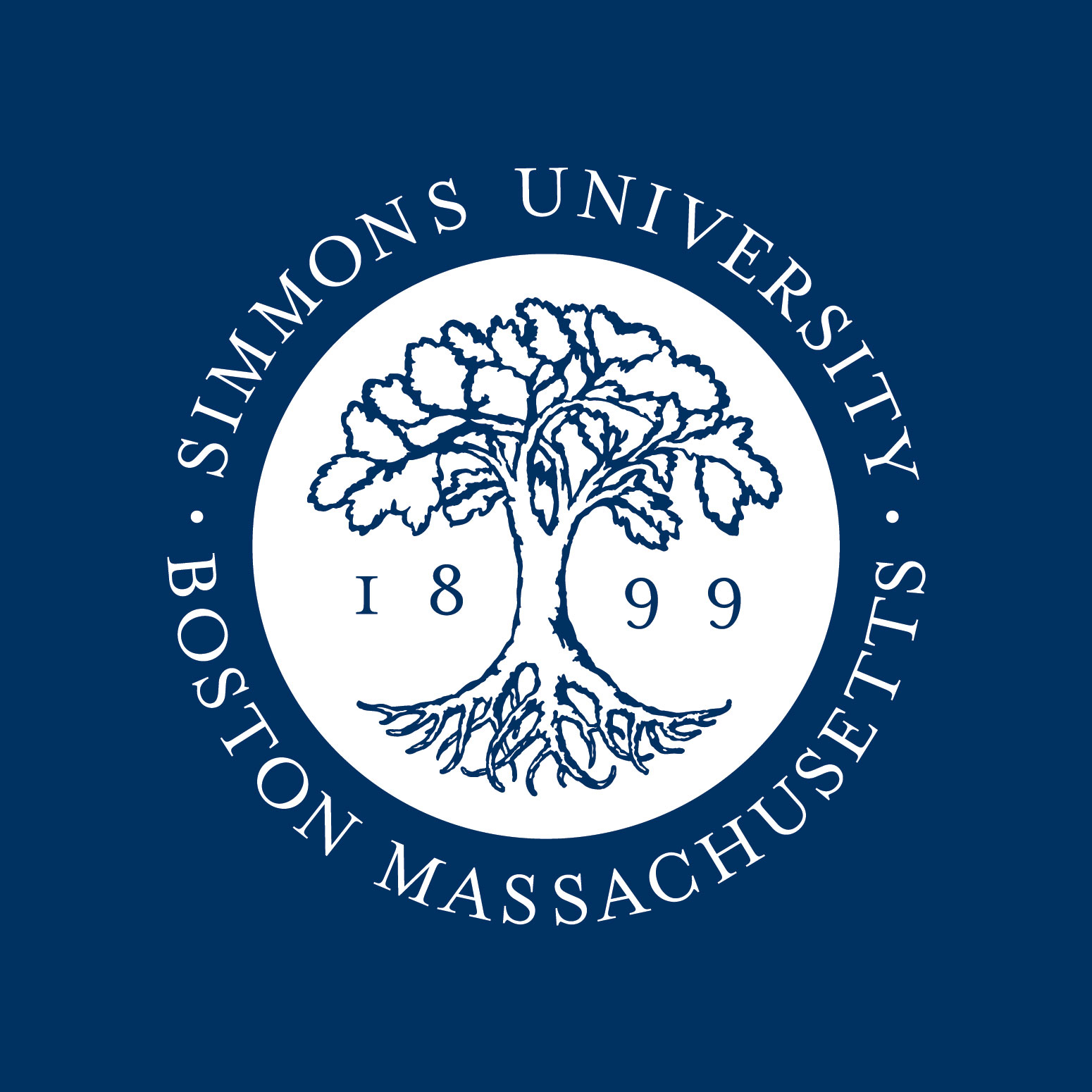 Simmons University seal.