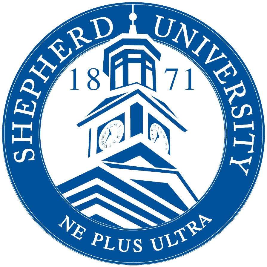 Shepherd University seal.
