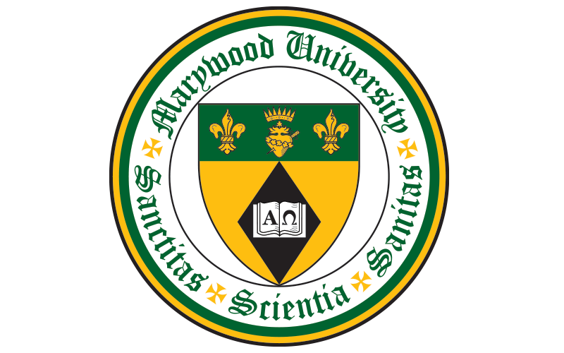 Marywood University seal.