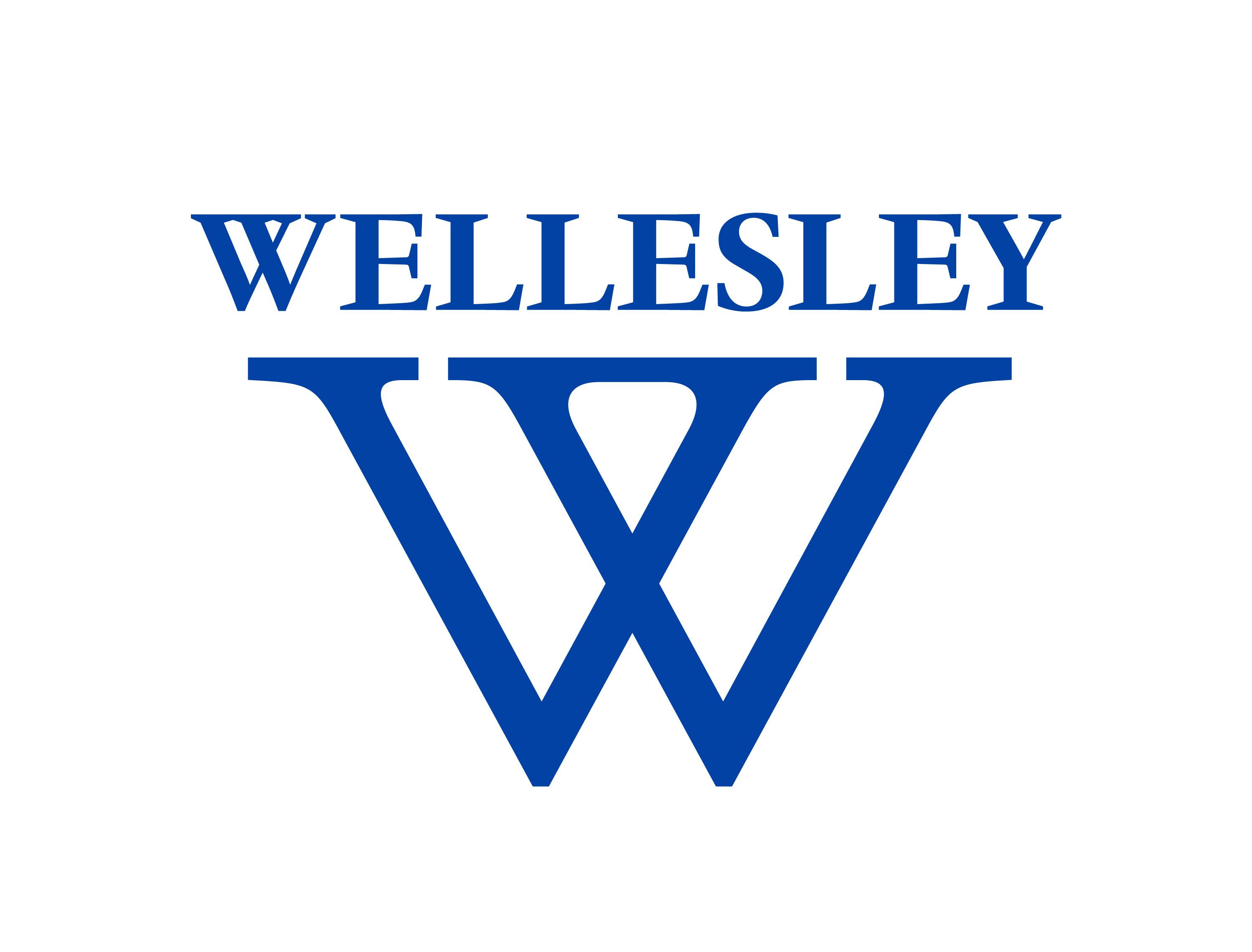 Wellesley College seal.