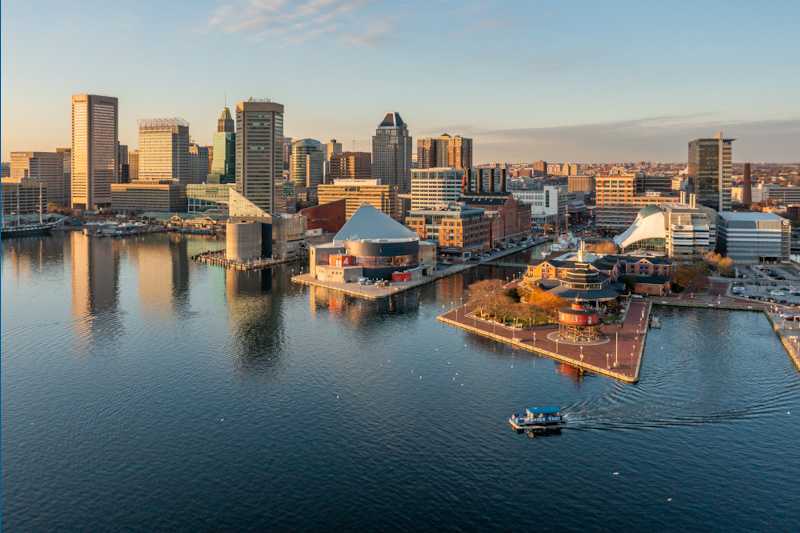 Baltimore waterfront.