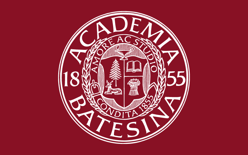 Bates College seal.