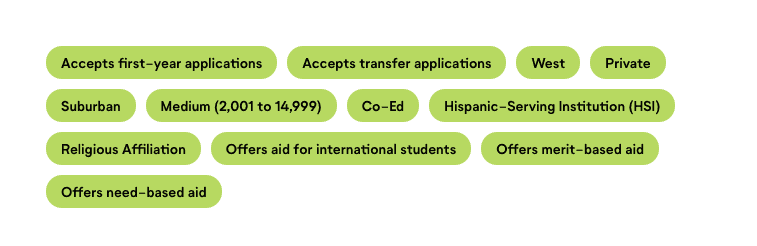 Common App Explore College Filter Options