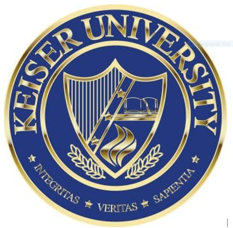 Keiser University Flagship Campus - West Palm Beach Florida seal.