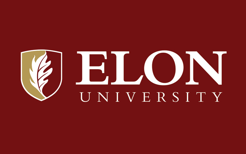 Elon University seal.