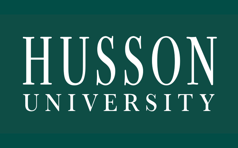 Husson University seal.