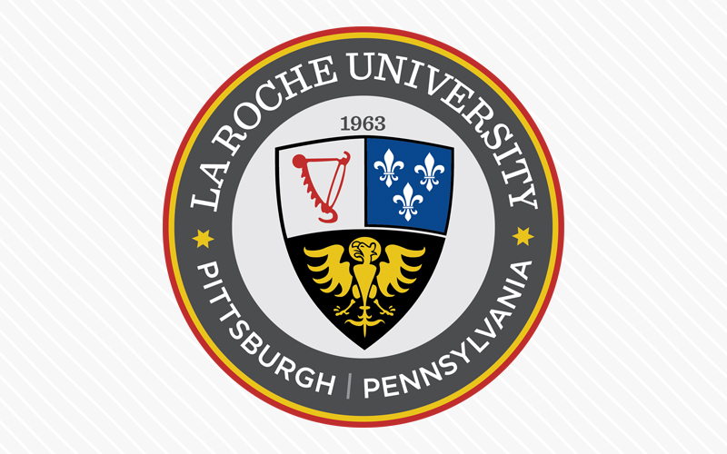La Roche University seal.