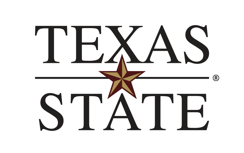 Texas State University seal.