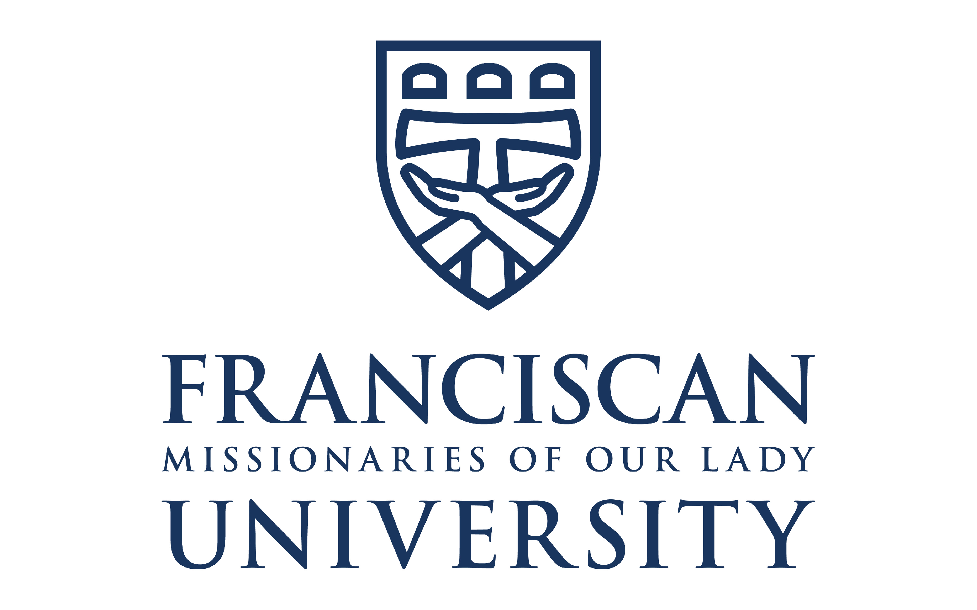 Franciscan Missionaries of Our Lady University (FranU) seal.