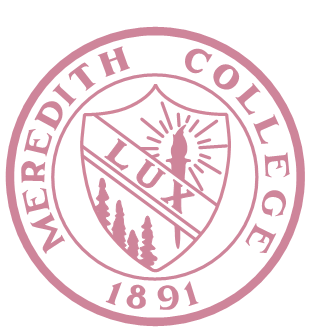 Meredith College seal.