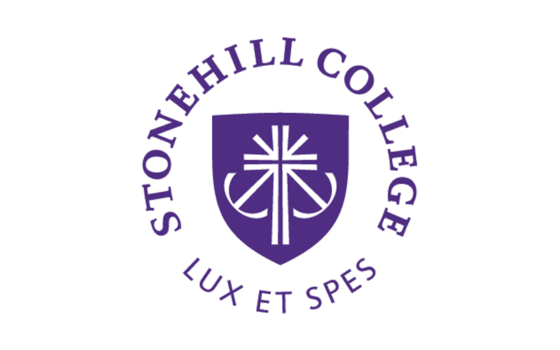 Stonehill College seal.