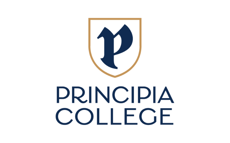 Principia College seal.