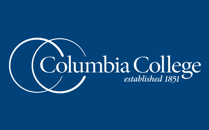 Columbia College Missouri seal.