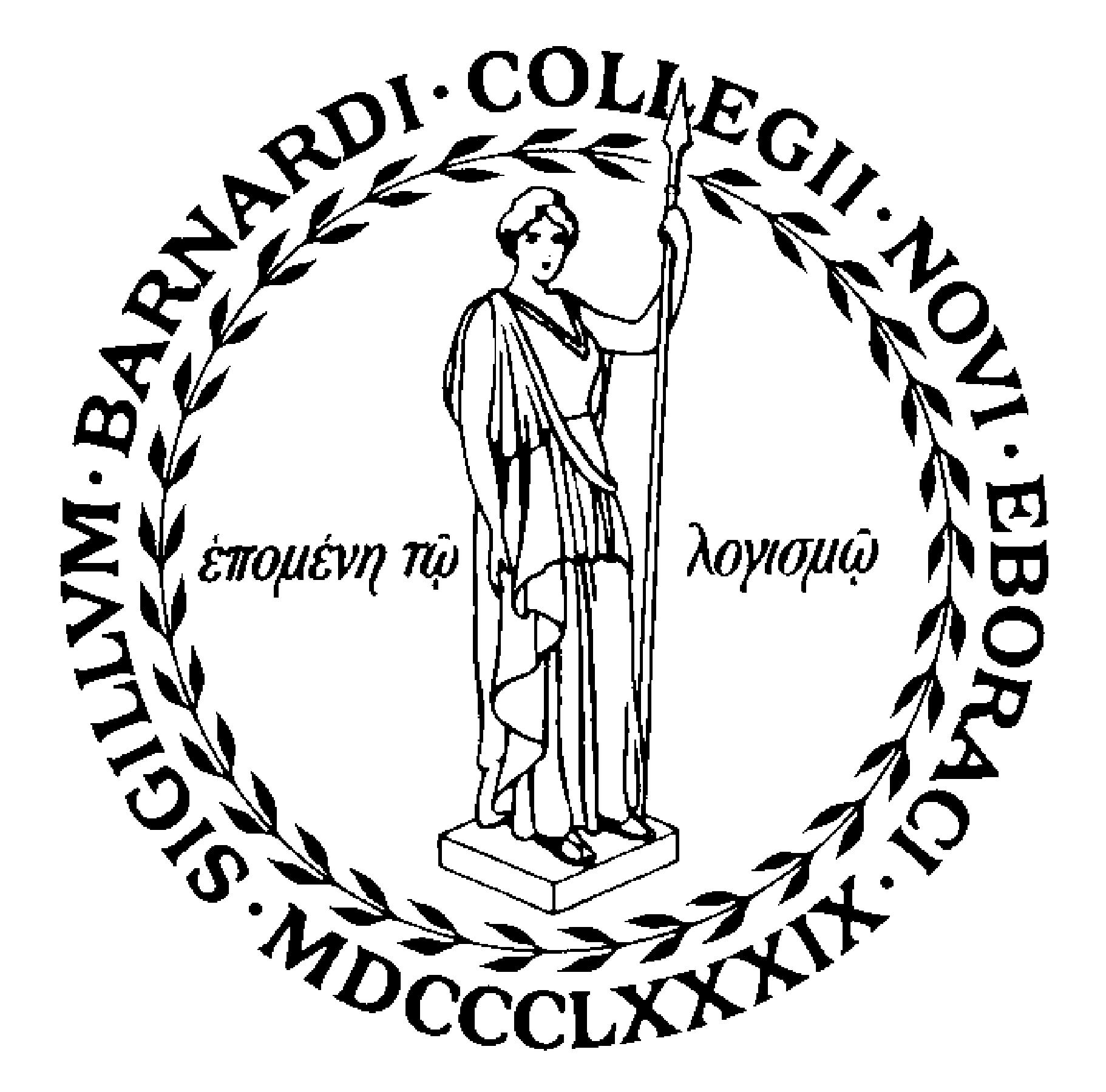 Barnard College seal.