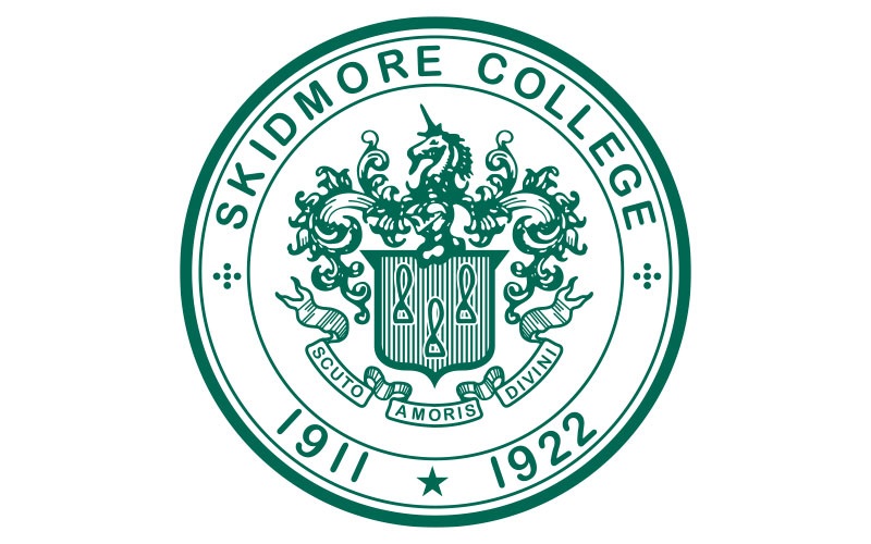Skidmore College seal.