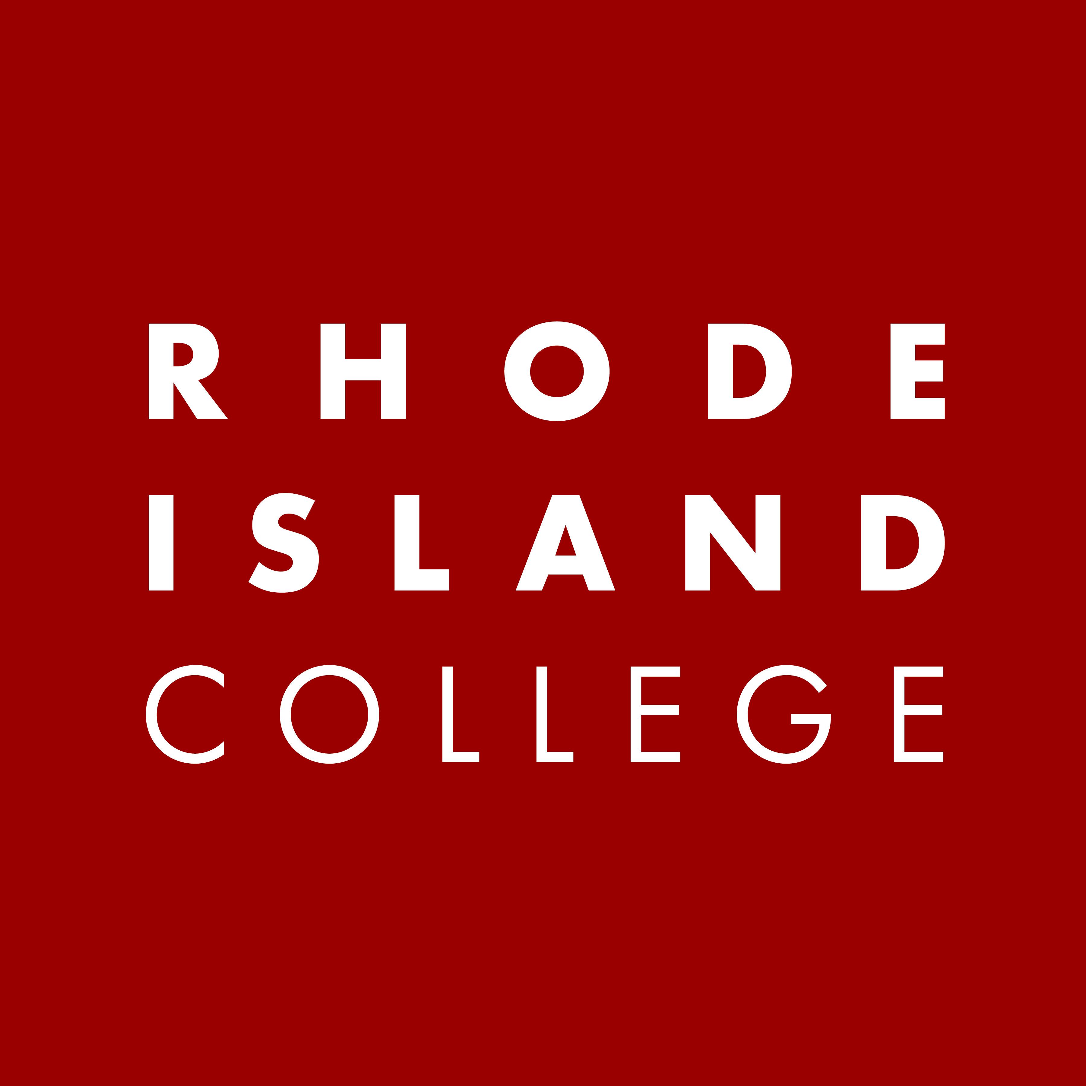 Rhode Island College seal.