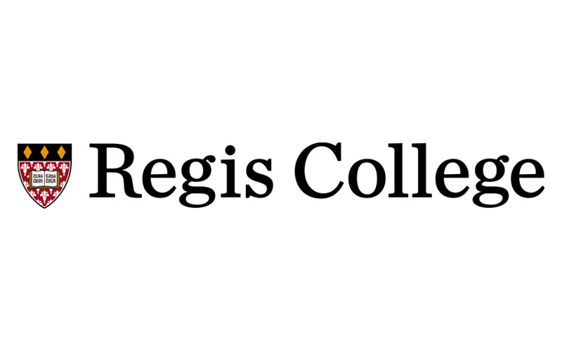 Regis College seal.